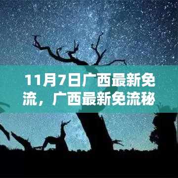 广西秘境，11月7日最新免流活动，共舞大自然的日子